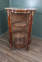 Load image into Gallery viewer, French Marble Top Display with Intricate Brass Ormolu c.1900