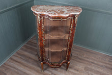 Load image into Gallery viewer, French Marble Top Display with Intricate Brass Ormolu c.1900