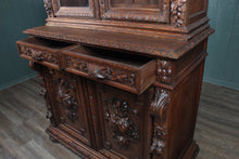 Load image into Gallery viewer, French Oak Bookcase over Cupboard c1880