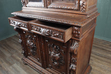 Load image into Gallery viewer, French Oak Bookcase over Cupboard c1880