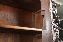 Load image into Gallery viewer, French Oak Bookcase over Cupboard c1880