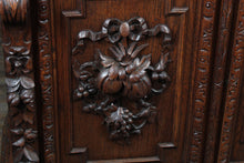 Load image into Gallery viewer, French Oak Bookcase over Cupboard c1880
