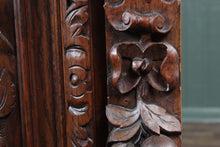 Load image into Gallery viewer, French Oak Bookcase over Cupboard c1880