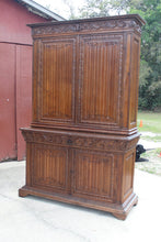 Load image into Gallery viewer, French Oak Cabinet c.1870