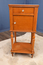 Load image into Gallery viewer, French Oak Marble Top Chevet c.1890 - The Barn Antiques