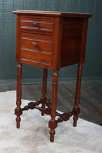 Load image into Gallery viewer, French Pine Marble Top Chevet c.1890