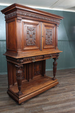 Load image into Gallery viewer, French Renaissance Revival Walnut Cabinet c.1880