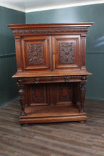 Load image into Gallery viewer, French Renaissance Revival Walnut Cabinet c.1880