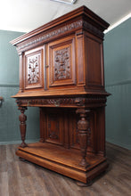 Load image into Gallery viewer, French Renaissance Revival Walnut Cabinet c.1880