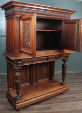 Load image into Gallery viewer, French Renaissance Revival Walnut Cabinet c.1880