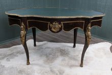 Load image into Gallery viewer, French Rosewood and Brass Ormolu Center Desk c.1900