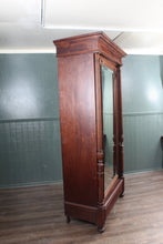 Load image into Gallery viewer, French Walnut Armoire with Beveled Mirror circa 1890