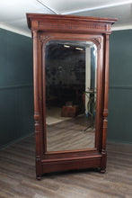 Load image into Gallery viewer, French Walnut Armoire with Beveled Mirror circa 1890