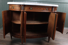 Load image into Gallery viewer, French Walnut Credenza with Marble Top