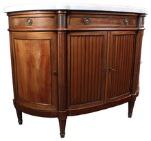 Load image into Gallery viewer, French Walnut Credenza with Marble Top