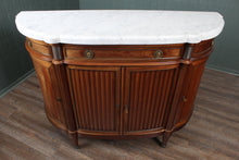 Load image into Gallery viewer, French Walnut Credenza with Marble Top