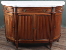 Load image into Gallery viewer, French Walnut Credenza with Marble Top