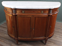 Load image into Gallery viewer, French Walnut Credenza with Marble Top