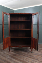 Load image into Gallery viewer, French Walnut Inlaid Marble Topped Cabinet c.1890