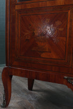 Load image into Gallery viewer, French Walnut Inlaid Marble Topped Cabinet c.1890