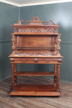 Load image into Gallery viewer, French Walnut Marble Top Server c.1890