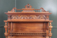 Load image into Gallery viewer, French Walnut Marble Top Server c.1890