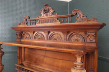 Load image into Gallery viewer, French Walnut Marble Top Server c.1890