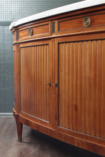 Load image into Gallery viewer, French Walnut Marble Topped Louis XVI Style Credenza