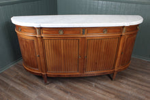 Load image into Gallery viewer, French Walnut Marble Topped Louis XVI Style Credenza
