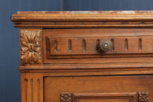 Load image into Gallery viewer, French Walnut MarbleTop Chevet c.1890