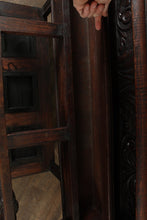 Load image into Gallery viewer, Handcarved Oak European Hallstand c.1900
