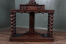 Load image into Gallery viewer, Heavily Carved French Oak Hallstand c.1890