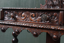 Load image into Gallery viewer, Heavily Carved French Oak Hallstand c.1890