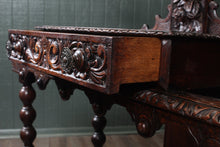 Load image into Gallery viewer, Heavily Carved French Oak Hallstand c.1890