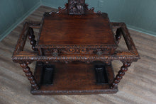 Load image into Gallery viewer, Heavily Carved French Oak Hallstand c.1890