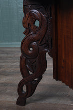 Load image into Gallery viewer, Heavily Carved Sewing Table c.1900