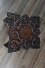 Load image into Gallery viewer, Heavily Carved Sewing Table c.1900