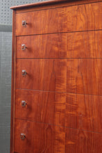 Load image into Gallery viewer, Homeworthy Mid Century Teak And Afromosia Tallboy Chest Of Drawers c.1960