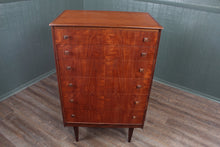 Load image into Gallery viewer, Homeworthy Mid Century Teak And Afromosia Tallboy Chest Of Drawers c.1960
