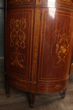 Load image into Gallery viewer, Intricately Inlaid Walnut Cabinet c.1890