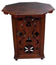 Load image into Gallery viewer, Mahogany Occasional Table with Cupboard c.1900