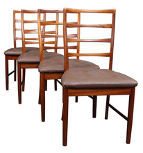 Load image into Gallery viewer, Mid Century Danish Modern Style Chairs set of 4