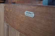 Load image into Gallery viewer, Outstanding English Oak Mirrored Sideboard c.1900