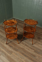 Load image into Gallery viewer, Pair English Inlaid Stands c.1890