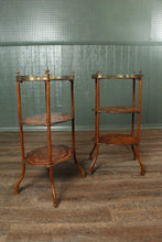 Load image into Gallery viewer, Pair English Inlaid Stands c.1890