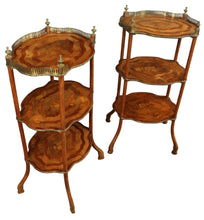 Load image into Gallery viewer, Pair English Inlaid Stands c.1890
