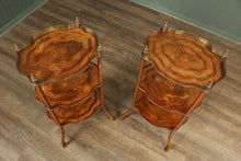 Load image into Gallery viewer, Pair English Inlaid Stands c.1890