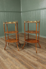 Load image into Gallery viewer, Pair English Inlaid Stands c.1890