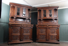 Load image into Gallery viewer, PAIR Fantastic Quality Walnut Cabinets French c.1890