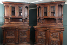 Load image into Gallery viewer, PAIR Fantastic Quality Walnut Cabinets French c.1890